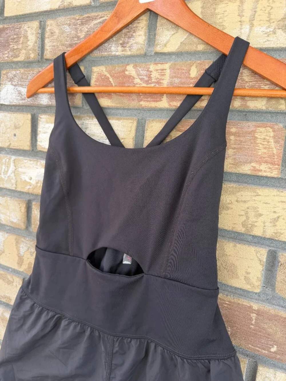 ☀️ Free People FP Movement Righteous Runsie Black Athletic Romper S Modified